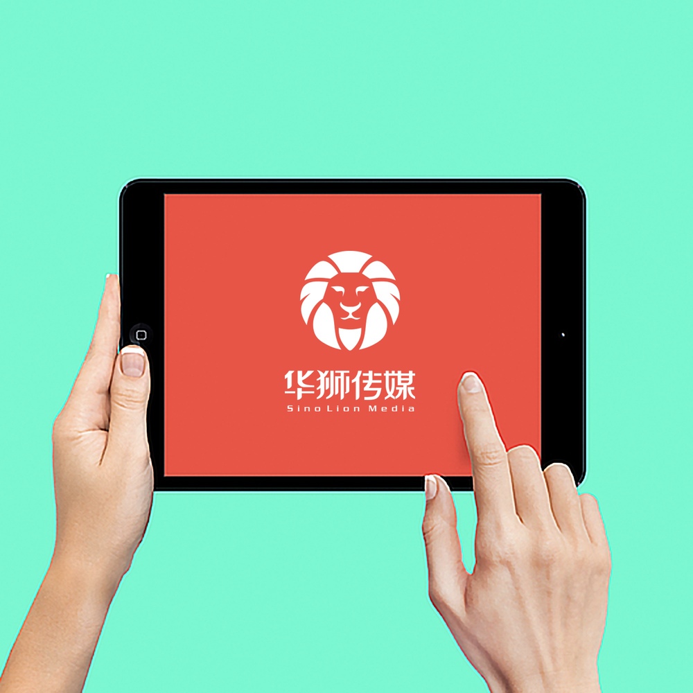 華獅傳媒/logo設(shè)計(jì)